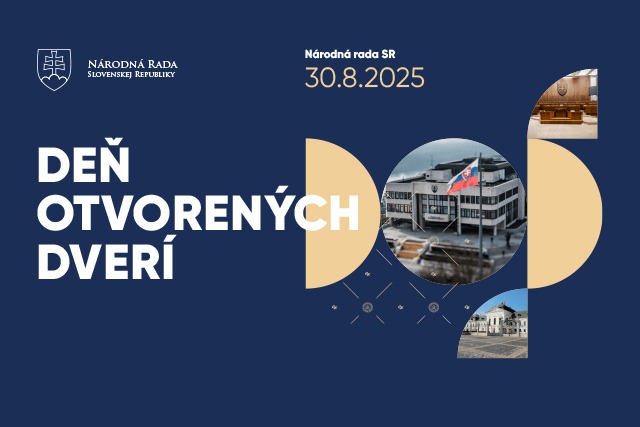 Pozývame vás na historicky prvý spoločný Deň otvorených dverí Národnej rady SR a Prezidentského paláca