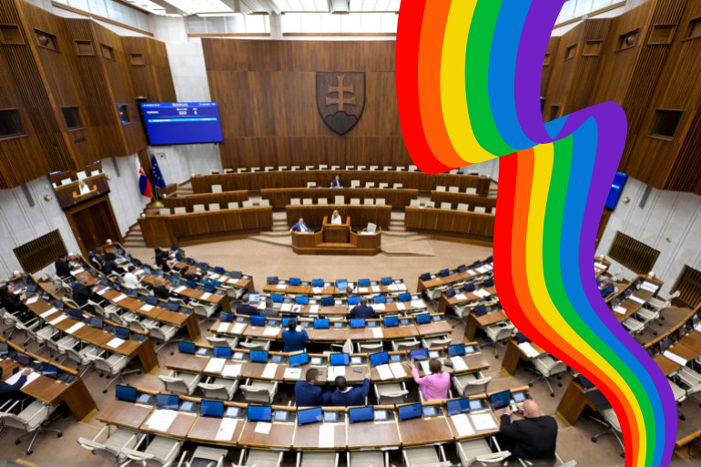 Za novelu Ústavy o dvoch pohlaviach dostali 90 poslanci NR SR anticenu Homofób roka