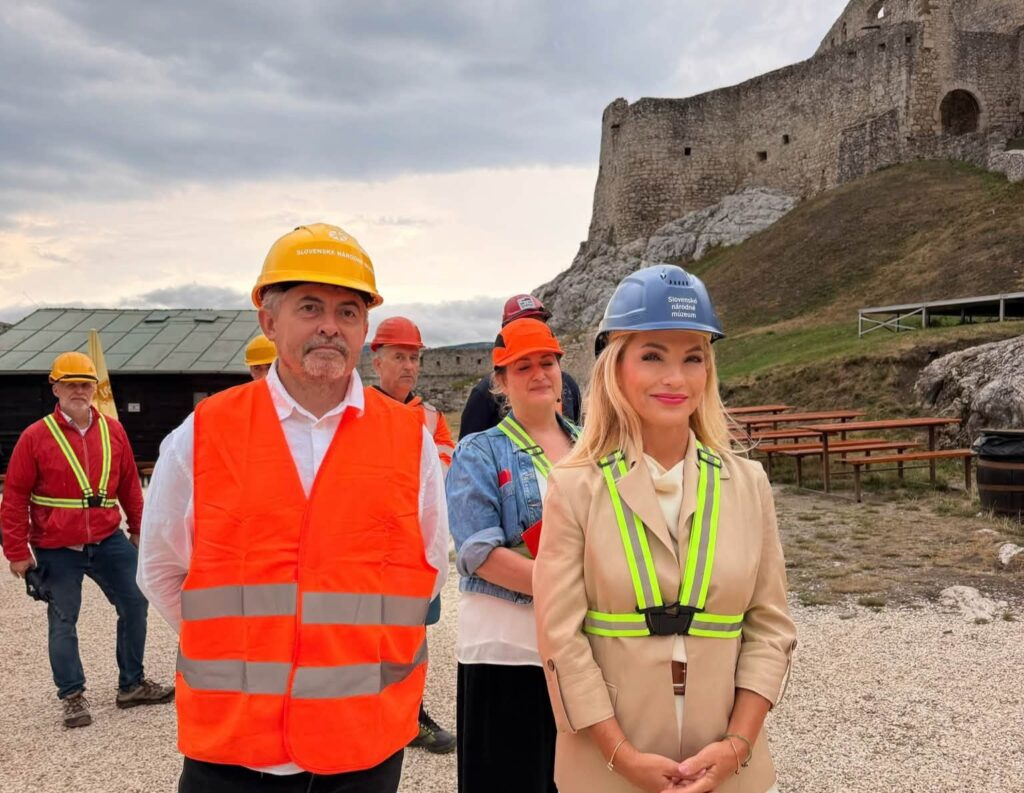 Obnova Spišského hradu napreduje. Viac ako dve tretiny prvej etapy sú hotové, oznámila Šimkovičová
