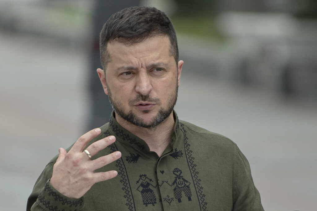 Zelenskyj sľúbil, že ukrajinská vlajka bude viať vo všetkých okupovaných oblastiach