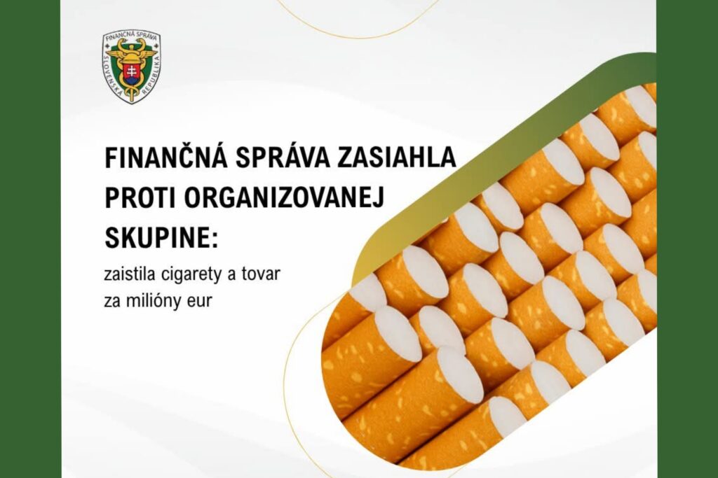 Akcia Biatec: Finančná správa odhalila rozsiahlu nelegálnu výrobu cigariet